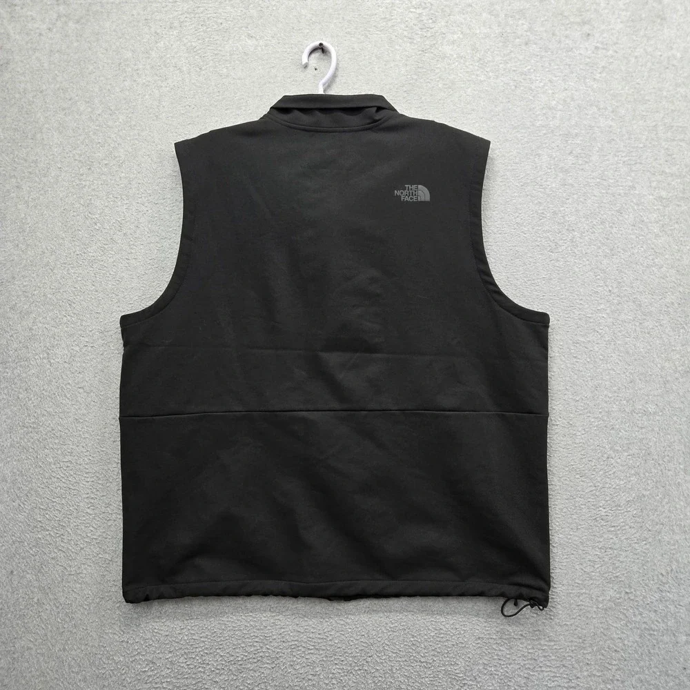 The North Face Men Jacket XXL Black Vest Fleece Apex Activewear Zipper